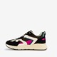 Dames dad sneakers met zebraprint