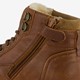 Gevoerde leren jongens veterboots cognac