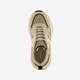Dames dad sneakers beige goud