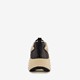 Dames dad sneakers beige goud