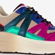 Dames dad sneakers multicolor