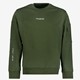 Produkt heren sweater met rits groen