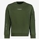 Produkt heren sweater met rits groen