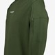 Heren sweater met rits groen