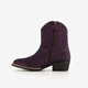 Meisjes western enkellaarsjes paars
