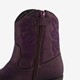 Meisjes western enkellaarsjes paars