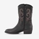 Dames western laarzen zwart