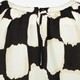 Dames blouse met print zwart wit