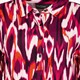 Dames blouse met print rood paars