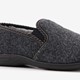 Gevoerde heren pantoffels grijs