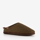 Heren instap pantoffels bruin