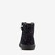 Hoge leren meisjes sneakers met glitter