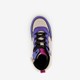 Hoge meisjes sneakers paars metallic