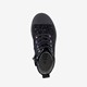Hoge leren meisjes sneakers met glitter