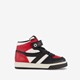 Hoge jongens sneakers rood zwart