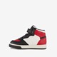Hoge jongens sneakers rood zwart