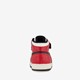 Hoge jongens sneakers rood zwart