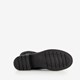 Dames boots met lage hak zwart