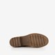 Dames boots met lage hak cognac