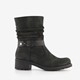 Dames boots met lage hak zwart