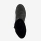 Dames boots met lage hak zwart