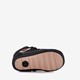 Leren babyschoenen met stippen en hartjes