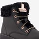 Street Glitz gevoerde veterboots zwart