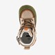 Suede jongens babyschoenen grijs groen