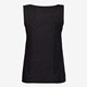 Dames top met glitters zwart zilver