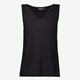 Dames top met glitters zwart zilver