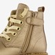 Gevoerde leren meisjes veterboots goud