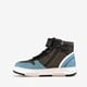 Hoge jongens sneakers blauw zwart