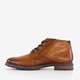 Leren heren veterschoenen cognac bruin