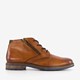 Leren heren veterschoenen cognac bruin