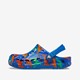 Baya Clog kinder klompen blauw dino
