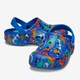 Baya Clog kinder klompen blauw dino