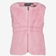 Meisjes gilet van imitatiebont roze