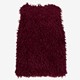Fake fur meisjes gilet bordeaux rood