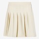 Meisjes plooirok beige