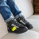 Jongens sneakers zwart groen