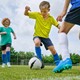 Dry jongens voetbal T-shirt geel zwart