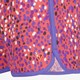 Meisjes sweat short met stippen oranje