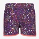 Meisjes sweat short met stippen paars