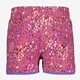 Meisjes sweat short met stippen oranje