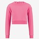 Cropped meisjes hoodie roze