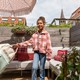 Geruite meisjes teddy shacket
