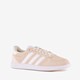 Breaknet suède dames sneakers roze wit