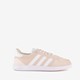 Breaknet suède dames sneakers roze wit