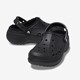 Baya Platform Lined dames klompen zwart