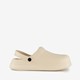 Dames tuinklompen gevoerd beige